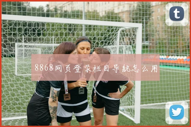 8868网页登录栏目导航怎么用
